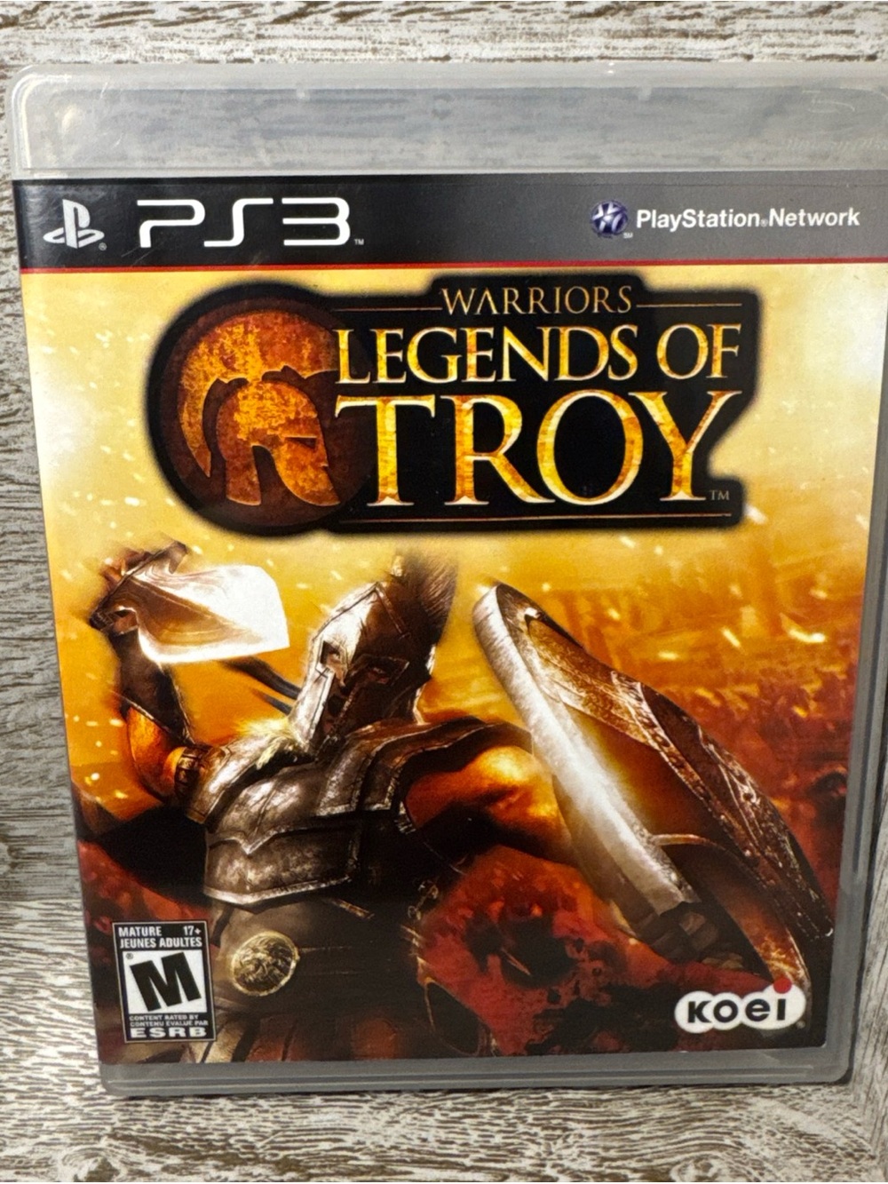 Sony PS3 Warriors: Legends of Troy - Gold/Black